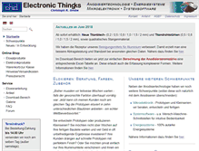 Tablet Screenshot of electronic-thingks.de